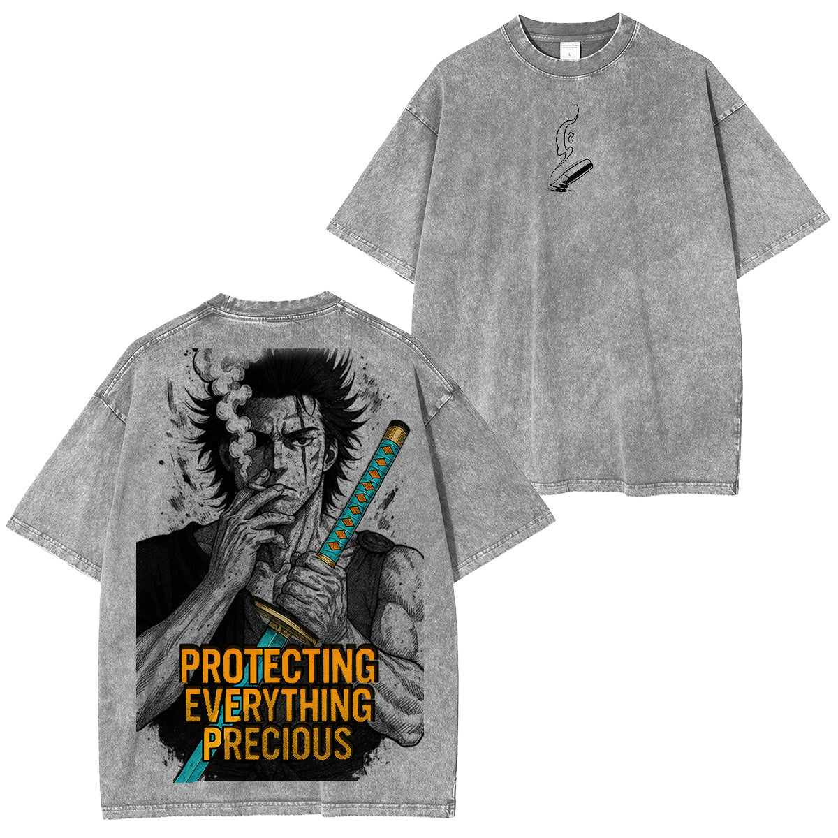 "Protecting everything precious"Black Clover's Yami Sukehiro Washed Shirts