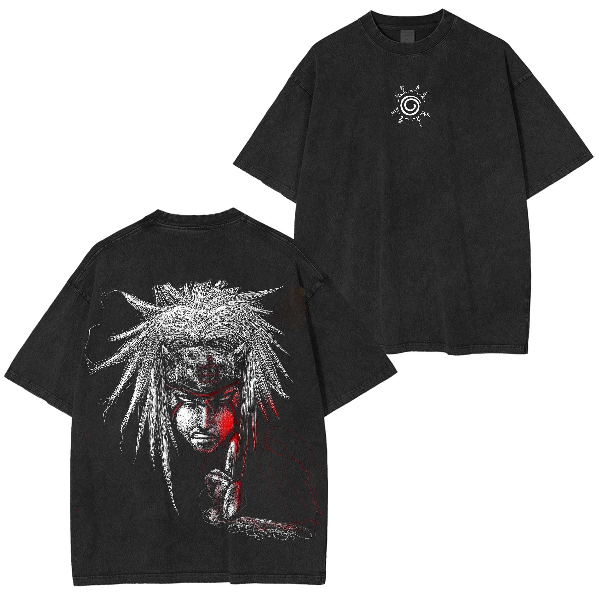 Naruto Vintage Unisex Washed T-Shirt