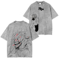 OKARUN Dandadan fans Anime Manga Vintage Unisex Washed T-Shirt