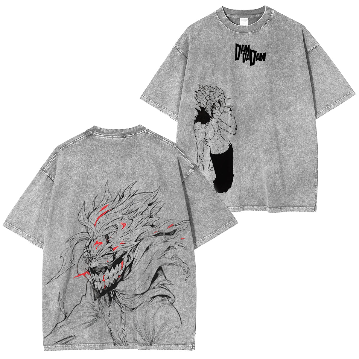 OKARUN Dandadan fans Anime Manga Vintage Unisex Washed T-Shirt