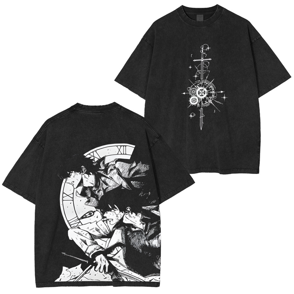 Omniscient Reader's Perspective Kim Dokja Vintage Washed Oversized T-Shirt
