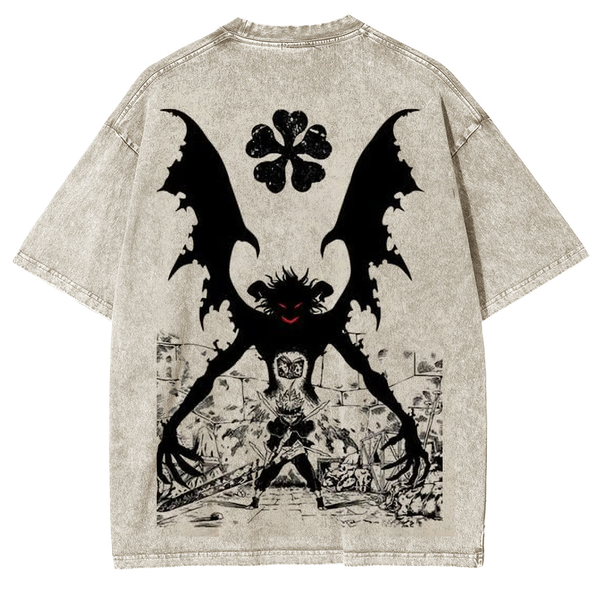 Black Clover Streetwear Inspired Anime T-Shirt