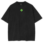Yuno Black Clover Anime Double Printed Vintage Washed Tee Unisex