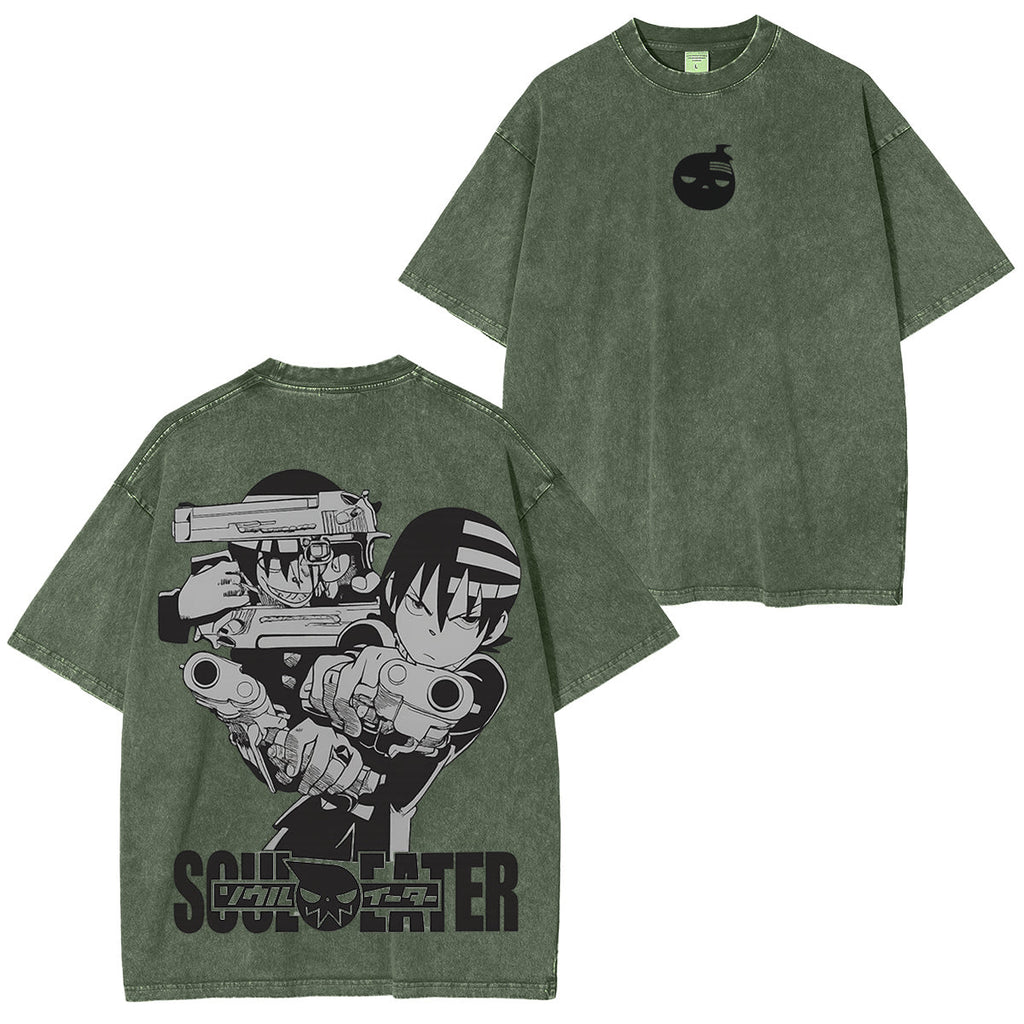 Matching Soul Eater Unisex Washed T-Shirt