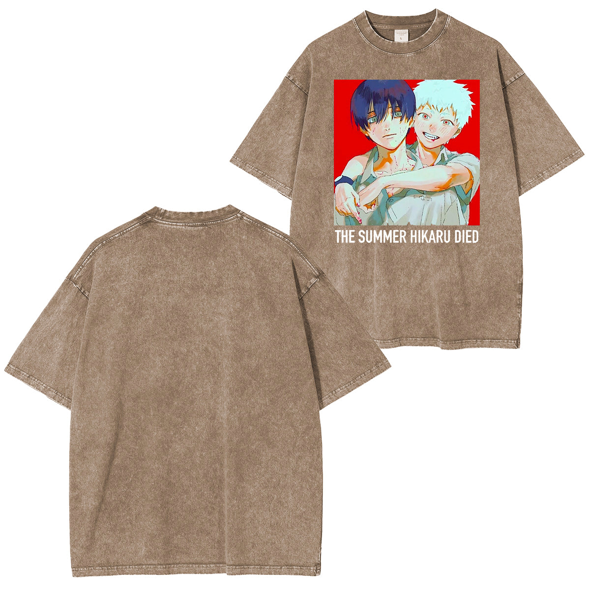 thesummerhikarudied:Hikaru and Yoshiki Official Art Double Retro Washed T-Shirt