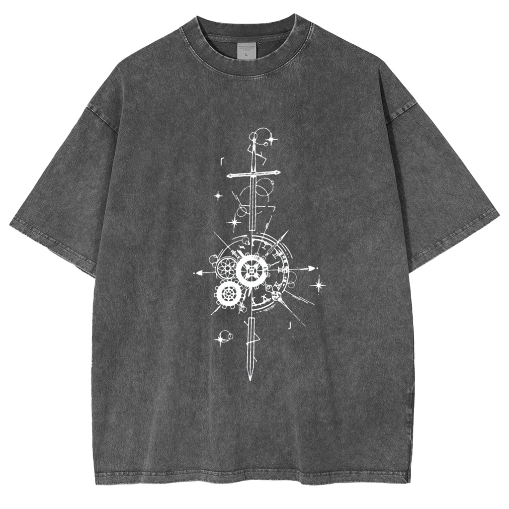 Omniscient Reader's Perspective Kim Dokja Vintage Washed Oversized T-Shirt