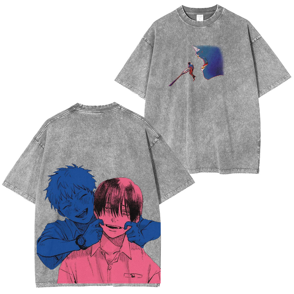 thesummerhikarudied:Hikaru and Yoshiki Official Art Double Retro Washed T-Shirt