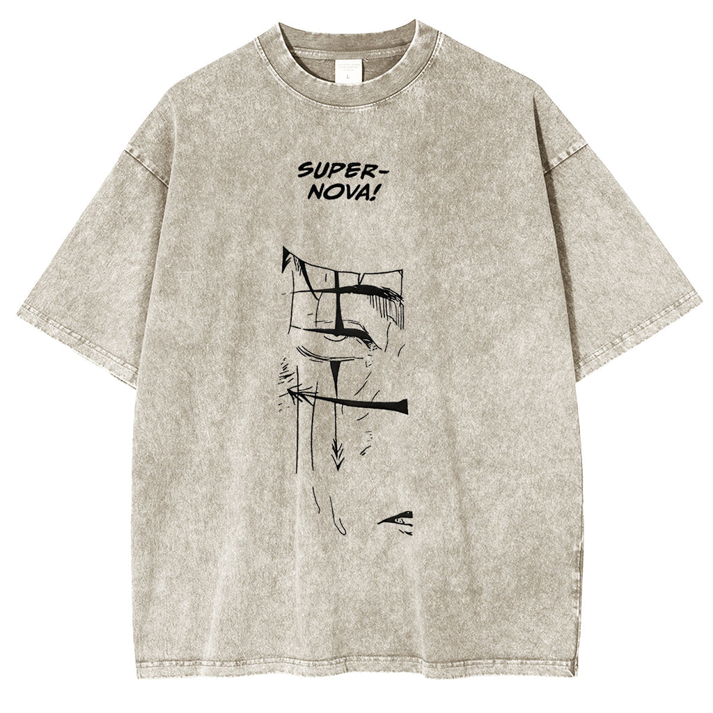 JujutsuKaisen Choso - JJK CursedWomb Anime Printed Vintage Washed Tee Unisex