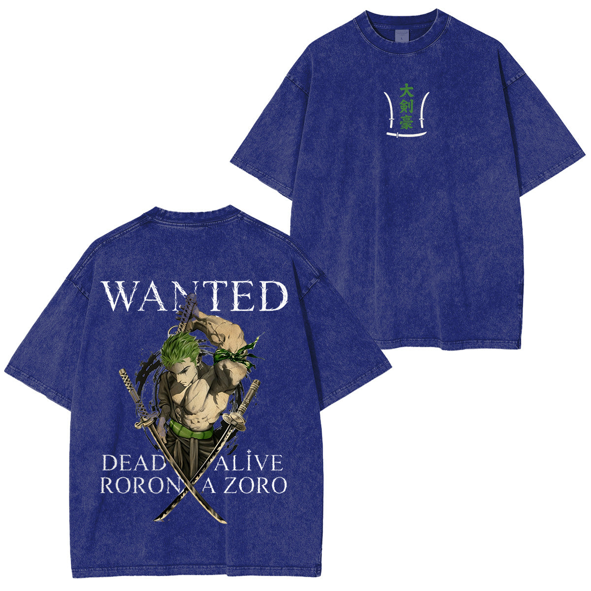 Roronoa Zoro One Piece Vintage T-shirt/Crewneck/Hoodie