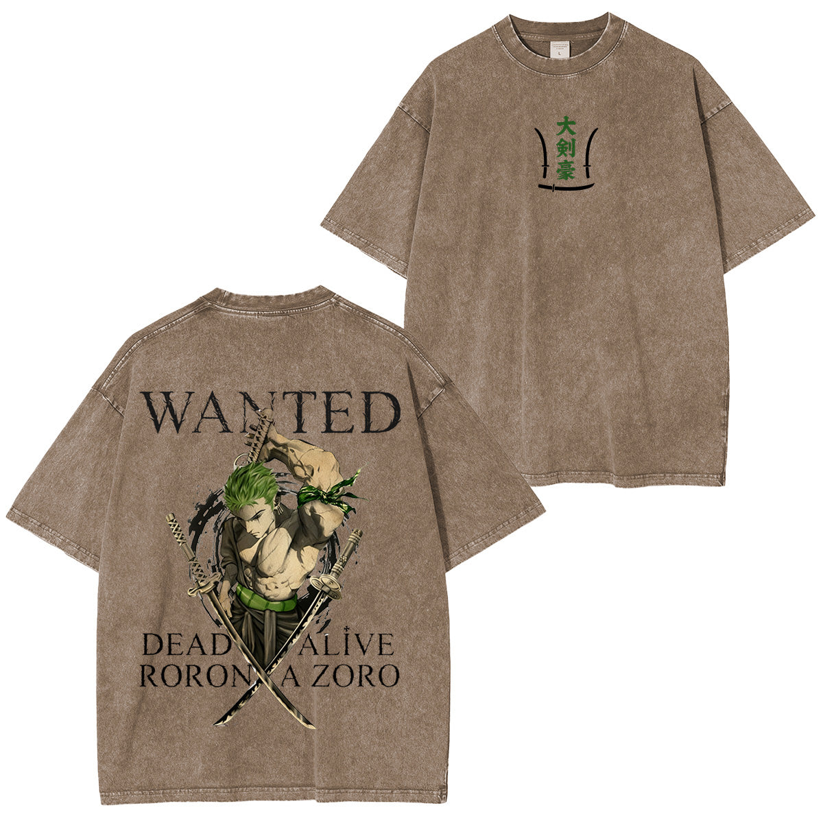 Roronoa Zoro One Piece Vintage T-shirt/Crewneck/Hoodie