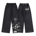 Akaza,Demon Slayer  Unisex Washed Pants