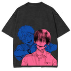 thesummerhikarudied:Hikaru and Yoshiki Official Art Double Retro Washed T-Shirt