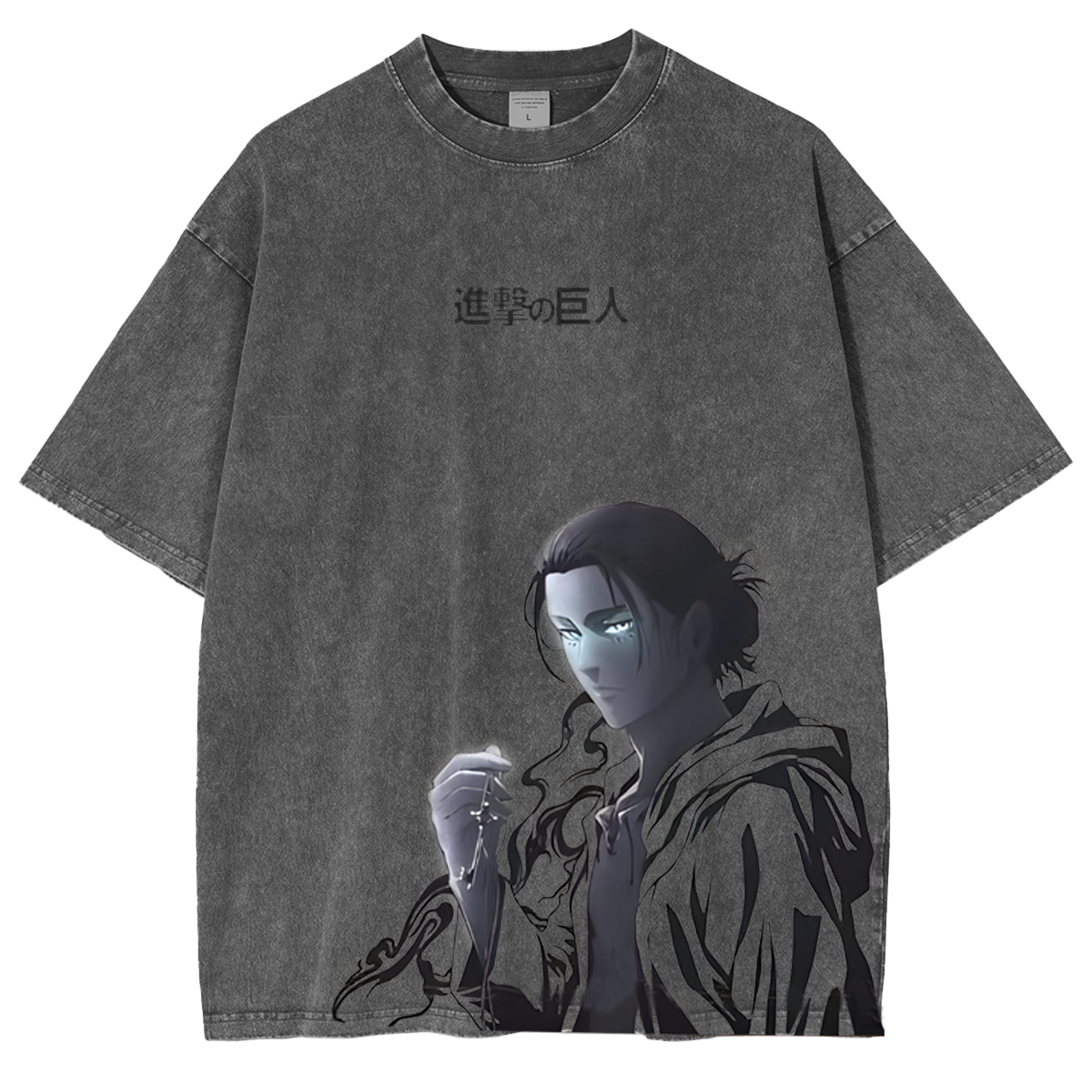 Eren Yeager Attack on Titan Manga Portrait T-Shirt