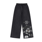 Akaza,Demon Slayer  Unisex Washed Pants