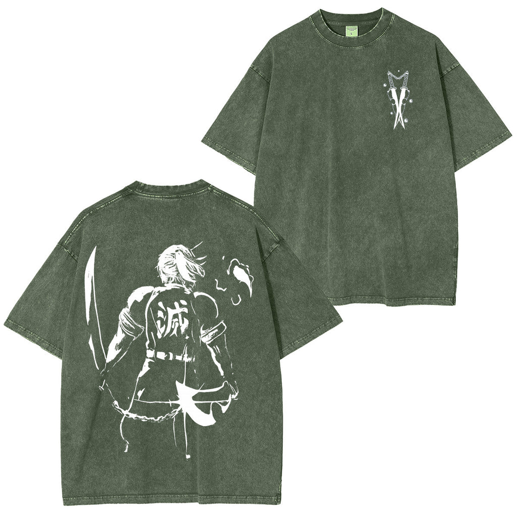 Demon Slayer Unisex Anime-Inspired Retro T-Shirt