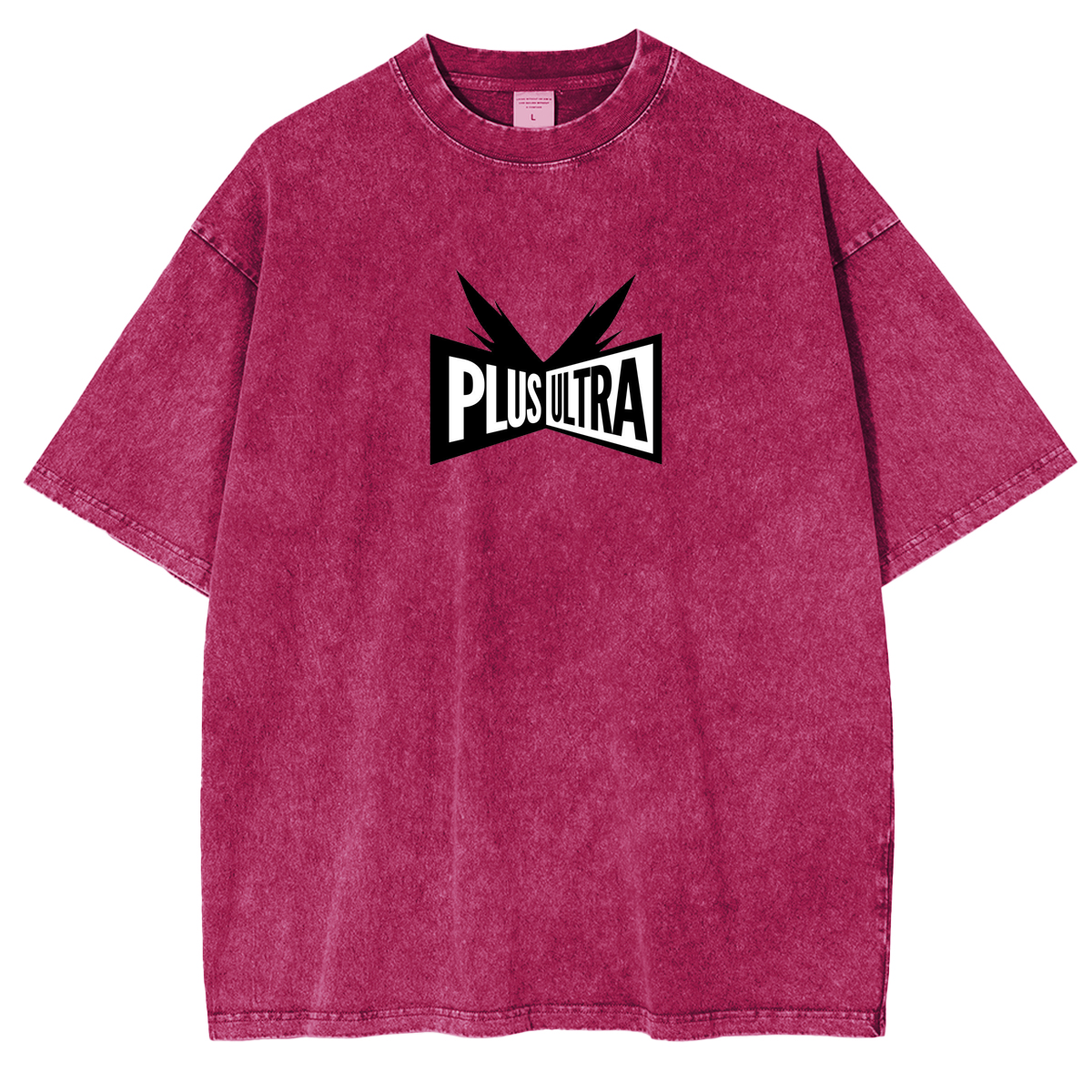 My Hero Academia Double Print Oversize Anime Manga Acid Washed Cotton T-ShirtDouble Print Oversize Anime Manga Acid Washed Cotton T-Shirt