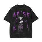 Solo Leveling Arise Printed Men's Washed T-Shirt