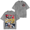 Demon Slayer: Kimetsu no Yaiba Anime Unisex Washed T-Shirt