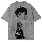 Blue Lock Anime Unisex Washed T-Shirt