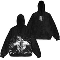 Eren Yeager Inspired Anime Eren Vintage Washed Hooded Sweatshirt