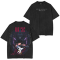 Sung Woo Jin Anime Double Printed Oversize Lightweight Acid Washed Tee