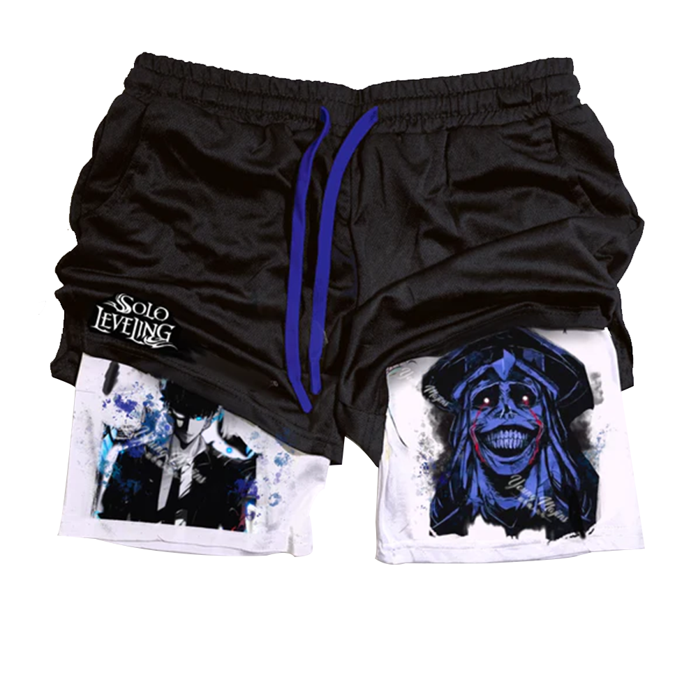 Solo Leveling "Anime" Gym Shorts