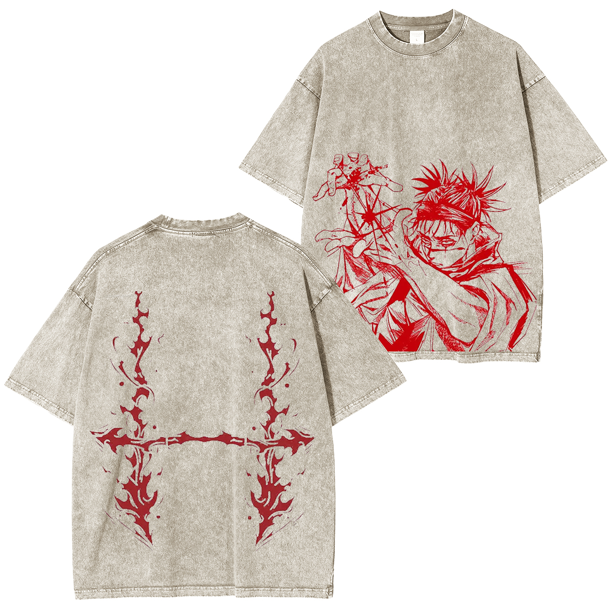 Jujutsu Kaisen Villains Washed T-shirt