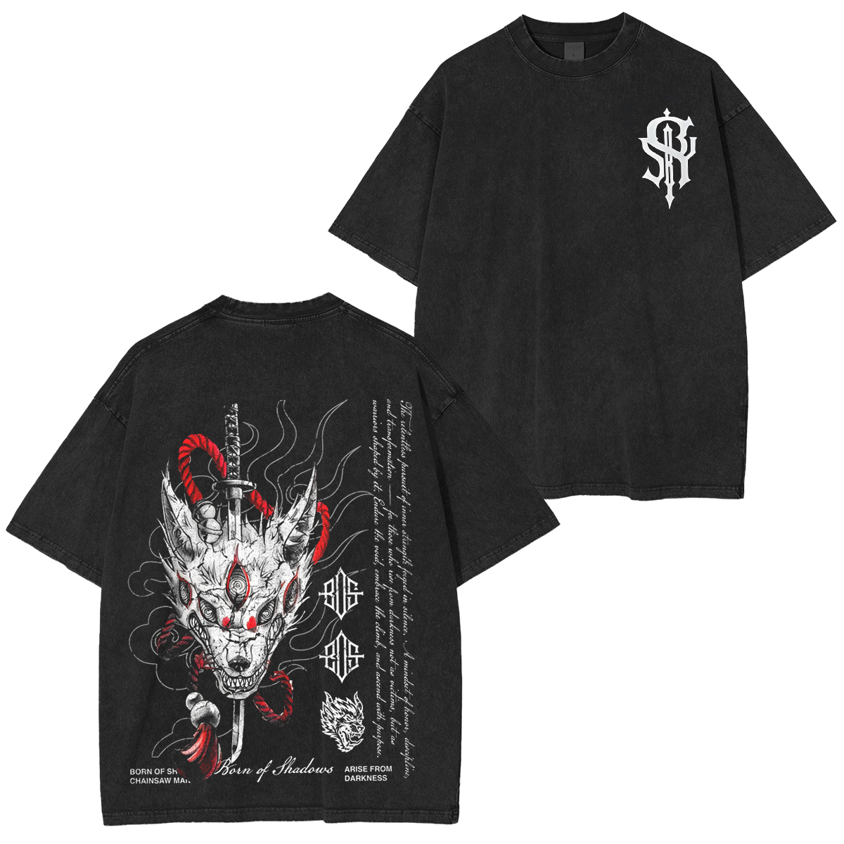Chainsaw Man 'Kon' Vintage Washed Unisex T-Shirt