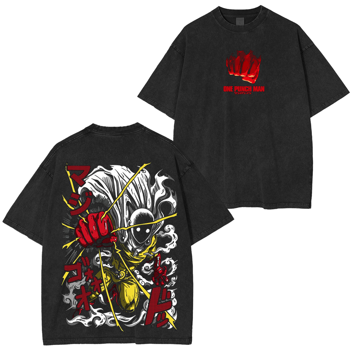 One-Punch Man Vintage Washed T-shirt/Crewneck/Hoodie