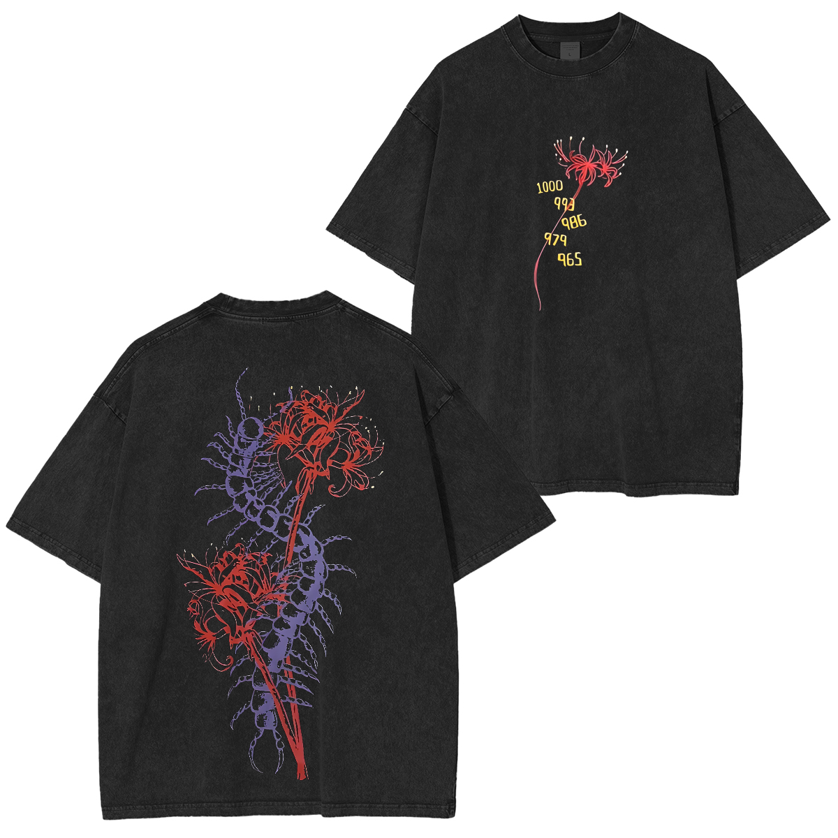Tokyo Ghoul Acid Wash Oversized Vintage Washed T-shirt/Crewneck/Hoodie