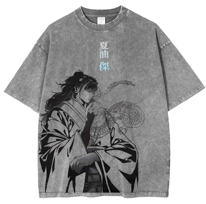 Anime Jujutsu Kaisen Washed Unisex T-Shirt