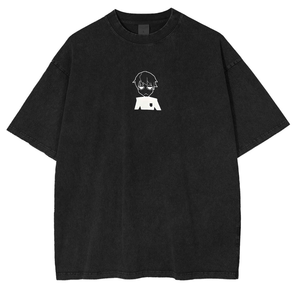 Blue Lock Striker Anime Double Printed Washed TeeStriker Anime Double Printed Washed Tee