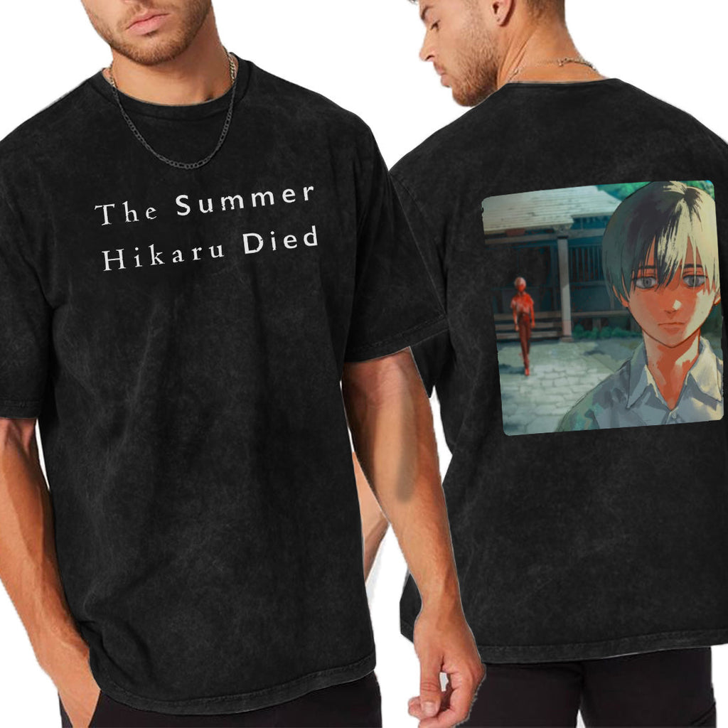 thesummerhikarudied:Hikaru and Yoshiki Official Art Double Retro Washed T-Shirt