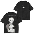 Blue Lock Striker Anime Double Printed Washed TeeStriker Anime Double Printed Washed Tee