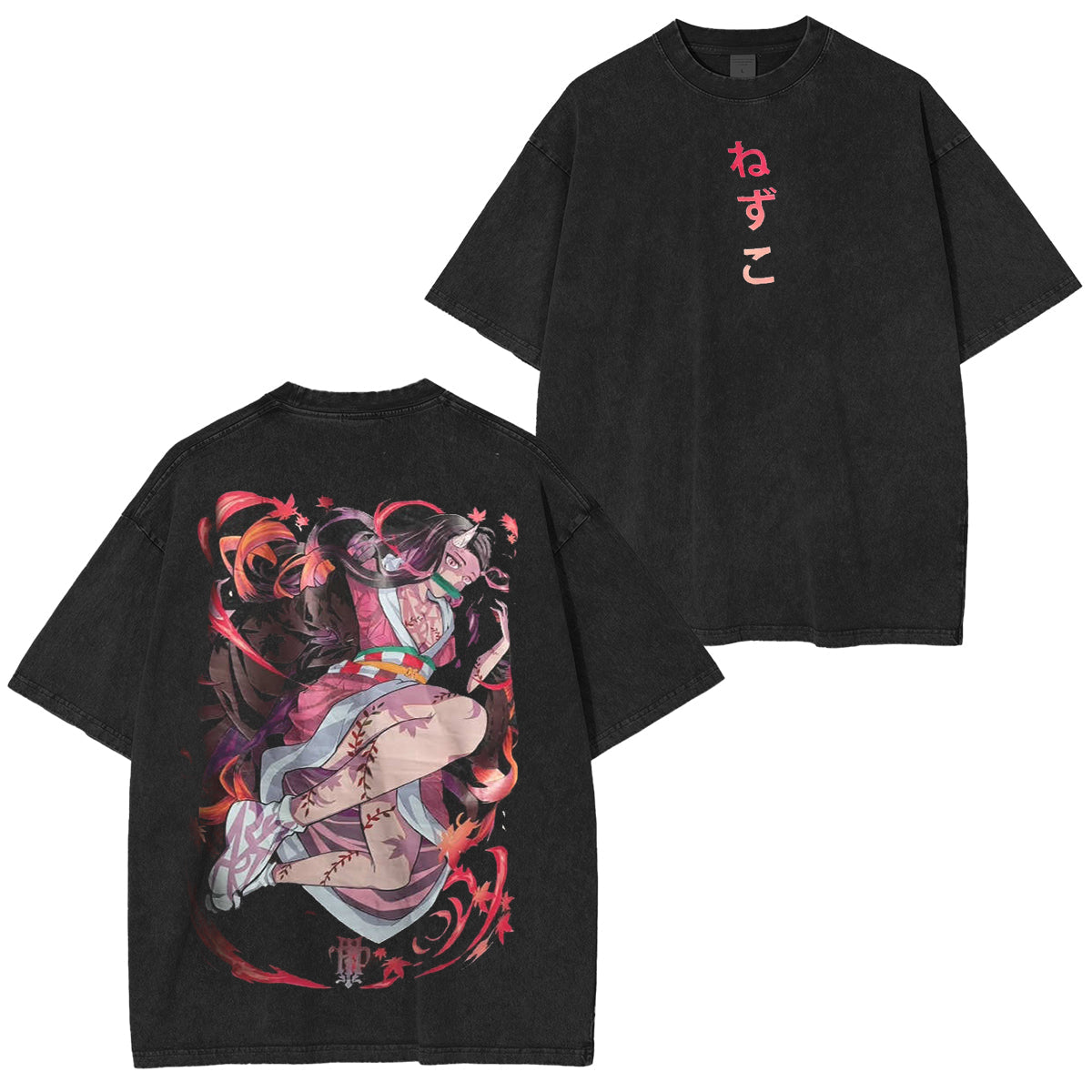 Demons Slayer Anime Unisex Washed T-Shirt