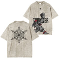 Akaza Demon Slayer Unisex Fit Washed T-Shirt