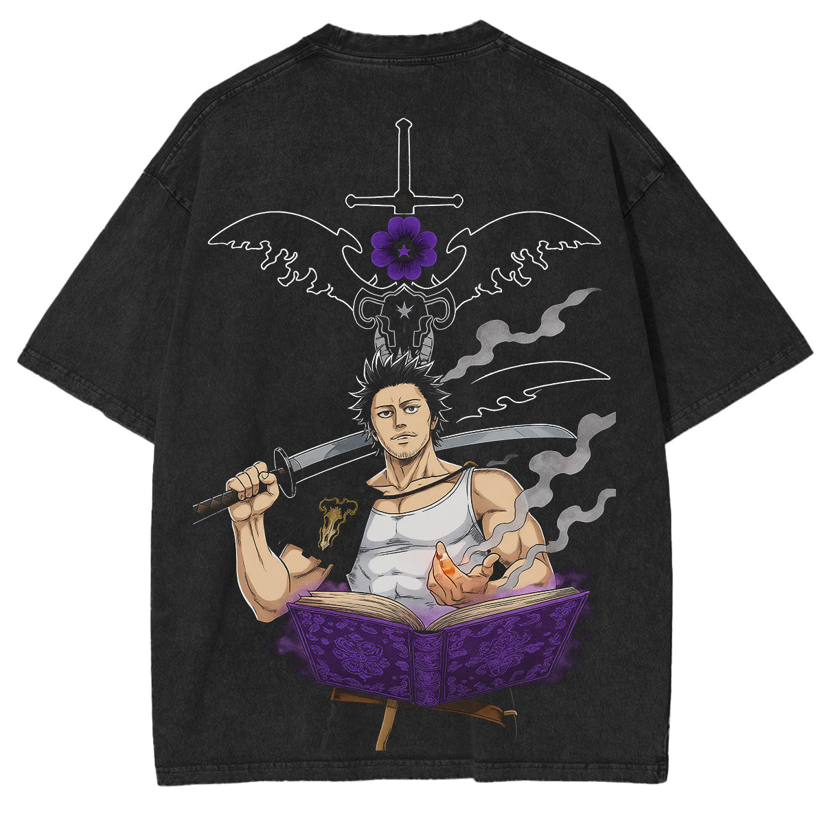 Black Clover's Yami Sukehiro Washed Shirts