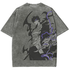 Shadow Monarch Printed Unisex Washed T-Shirt