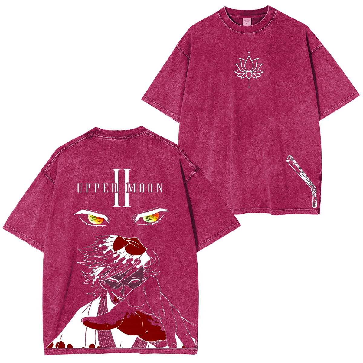 Aska,Demon Slayer Vintage Tee