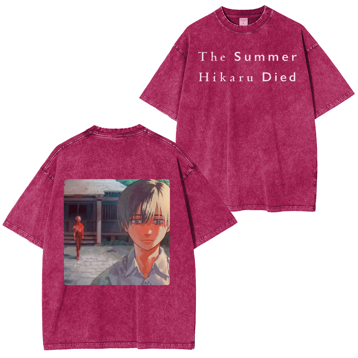 thesummerhikarudied:Hikaru and Yoshiki Official Art Double Retro Washed T-Shirt