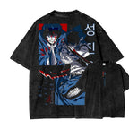 solo leveling Unisex Fit Washed T-Shirt 2502007472