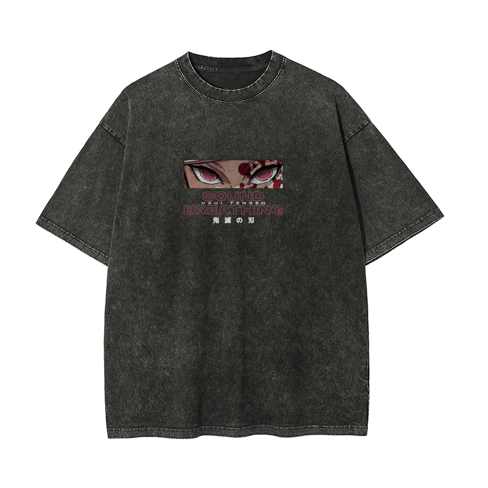 OG Tengen Uzui Vintage Oversized T-Shirt | Demon Slayer