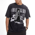 Obanai Iguro Vintage Oversized T-Shirt | Demon Slayer