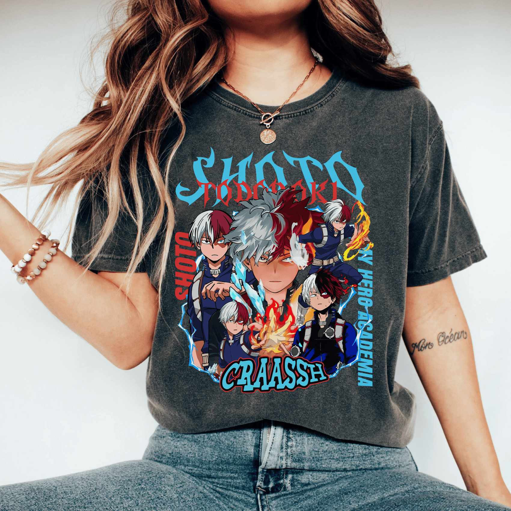 Shouto Todoroki- T Shirt, My Hero Academy Shirt