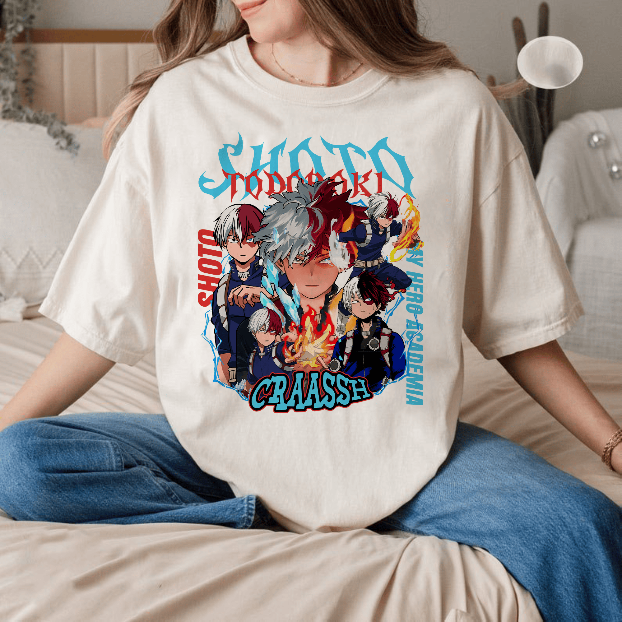 Shouto Todoroki- T Shirt, My Hero Academy Shirt