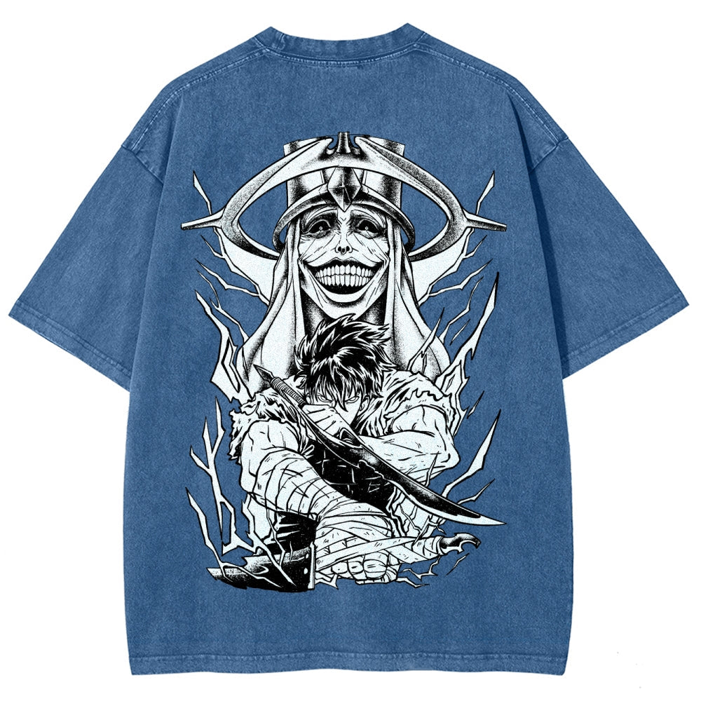 Solo Leveling Unisex Fit Washed T-Shirt