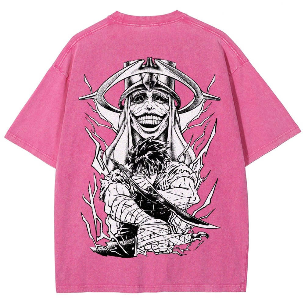 Solo Leveling Unisex Fit Washed T-Shirt