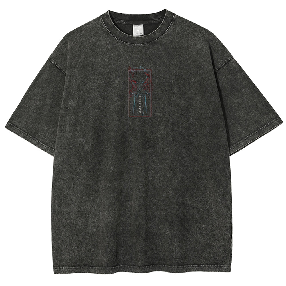 solo leveling Unisex Fit Washed T-Shirt 2501009733