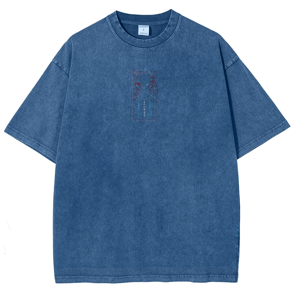 solo leveling Unisex Fit Washed T-Shirt 2501009733