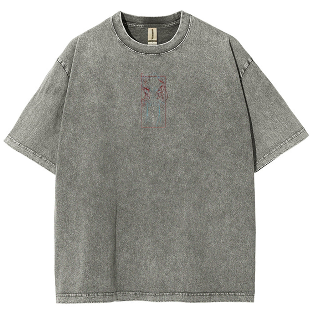 solo leveling Unisex Fit Washed T-Shirt 2501009733